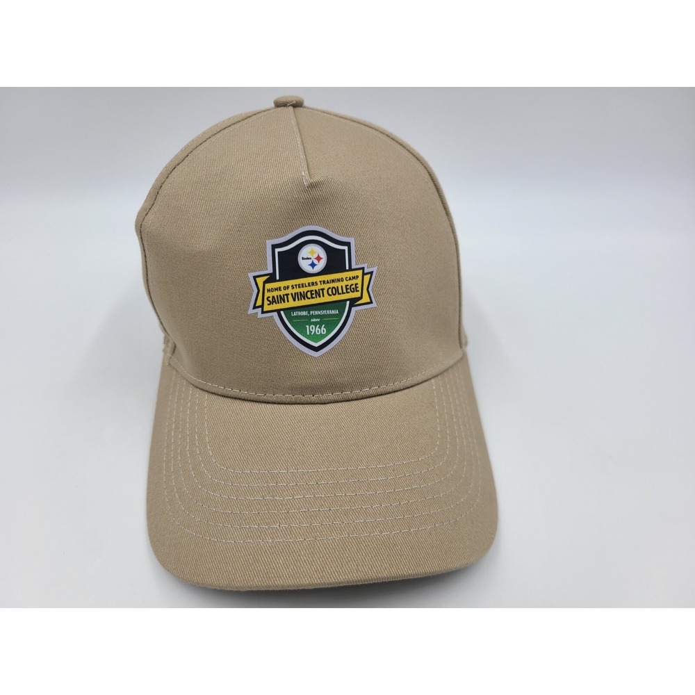 Pittsburgh Steelers Training Camp Saint Vincent College Strapback Hat Cap Brown - Picture 1 of 11